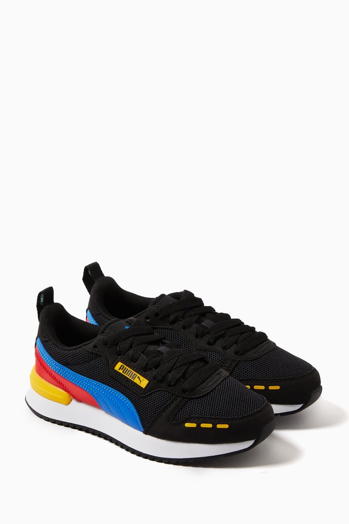 

Puma R78 Sneakers in Mesh, Black
