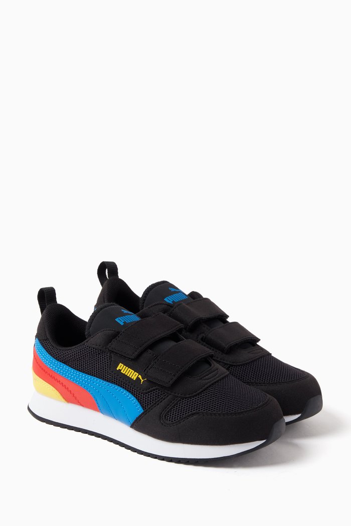 

Puma R78 Sneakers in Mesh, Black