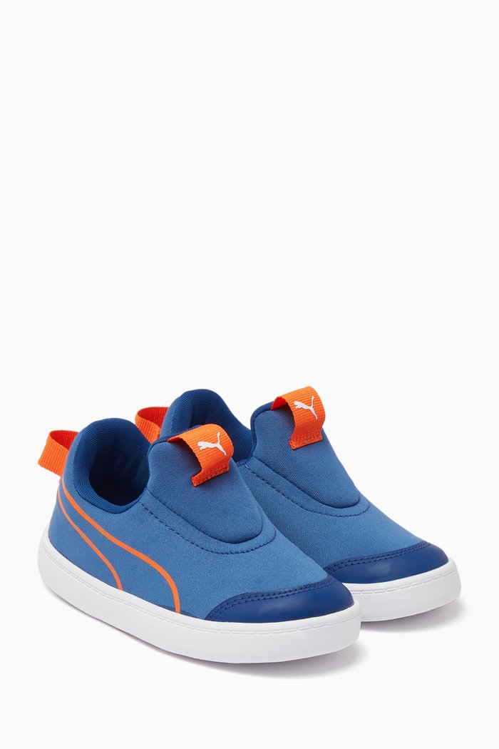 

Courtflex Slip-On Sneakers in Neoprene, Blue