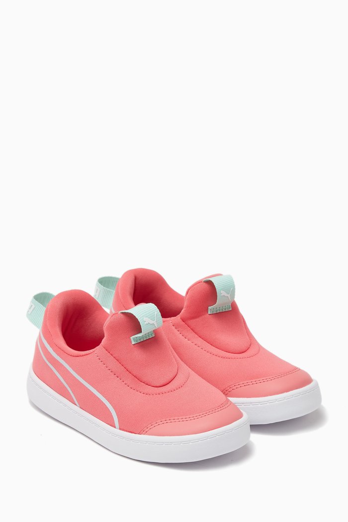 

Courtflex Slip-On Sneakers in Neoprene, Green