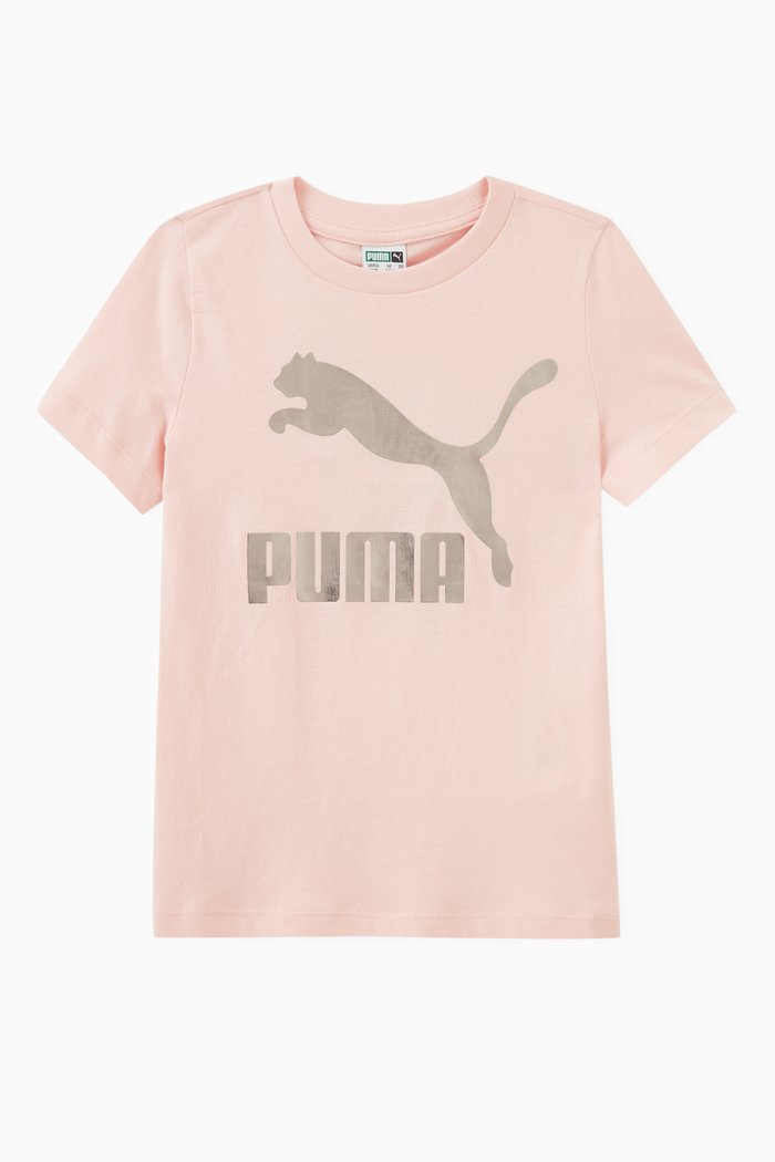 

Logo T-shirt in Cotton, Pink