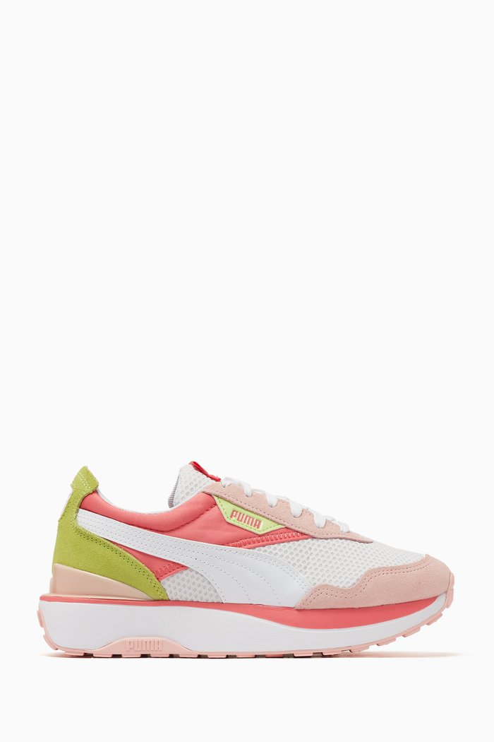 

Cruiser Rider Sneakers in Mesh-knit, White