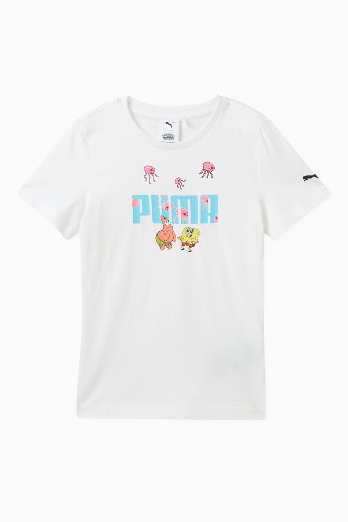 

x Spongebob-print T-shirt in Cotton, White