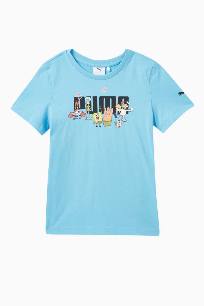 

Spongebob-print T-shirt in Cotton, Blue