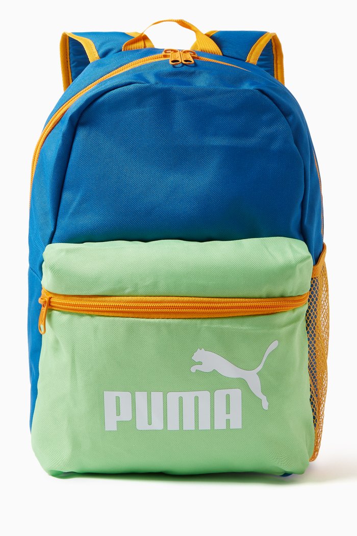 

Logo Print Backpack in Nylon, Blue