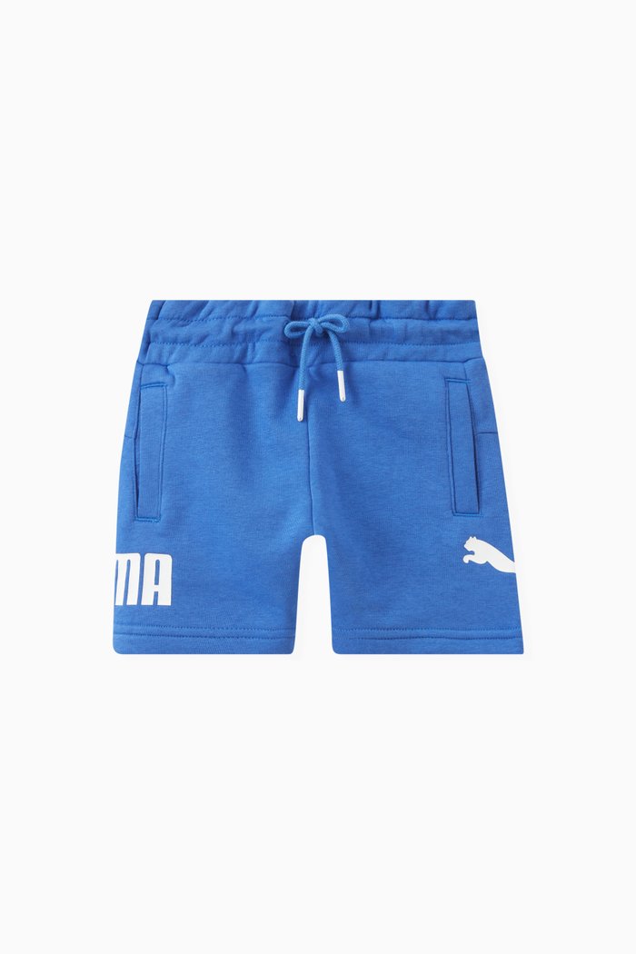 

Logo Shorts in Cotton, Blue