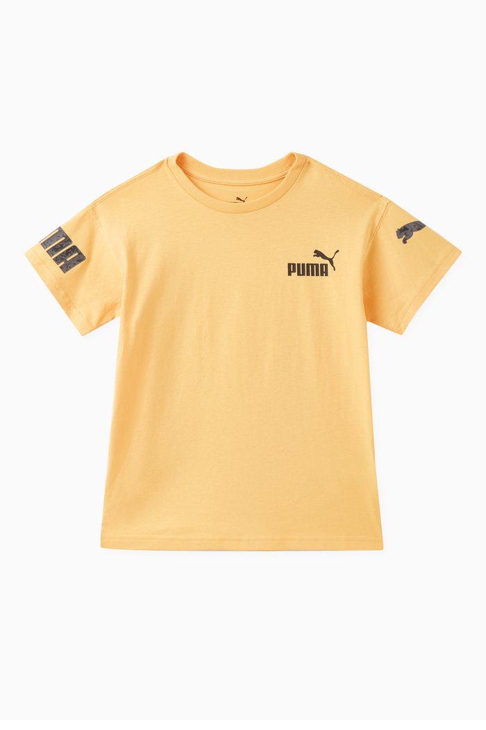 

Logo-print T-shirt in Cotton, Yellow