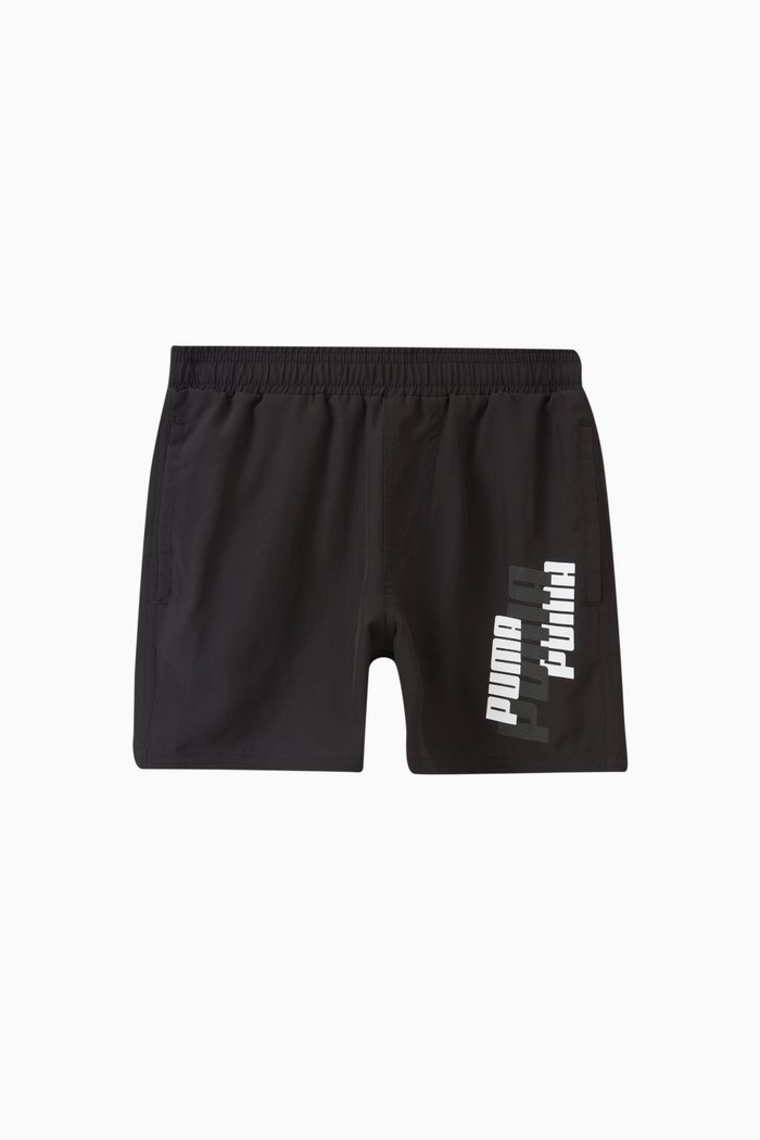 

Logo Shorts in Cotton-blend, Black