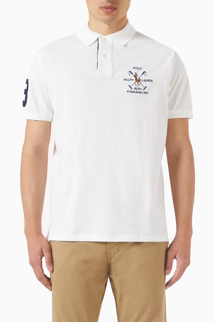 

Polo Shirt in Cotton, White
