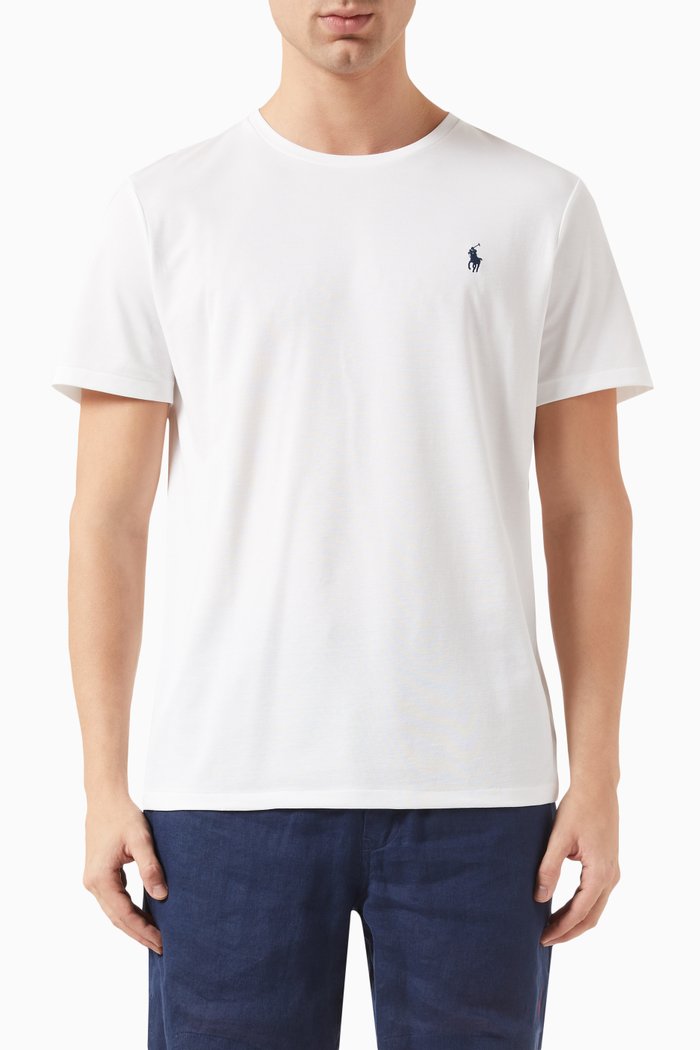 

Logo T-shirt in Cotton Jersey, White