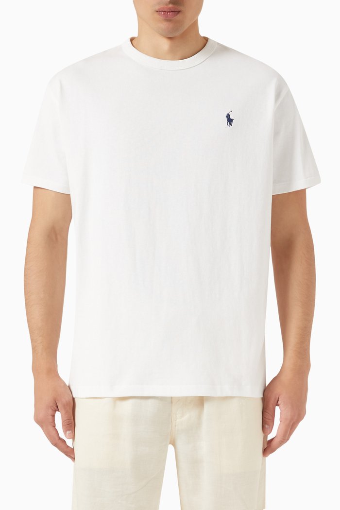 

Short Sleeve T-shirt in Cotton, White