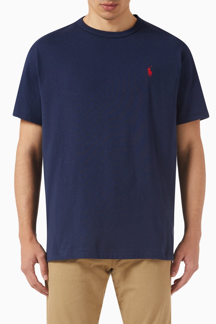 

Logo T-shirt in Cotton, Blue