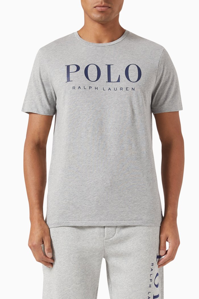 

Logo T-shirt in Cotton Jersey, Grey