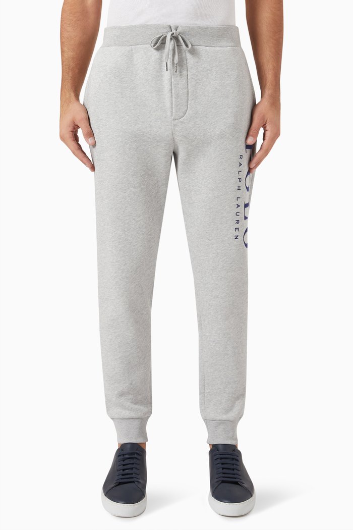 

Logo Sweatpants in Cotton Blend, Grey