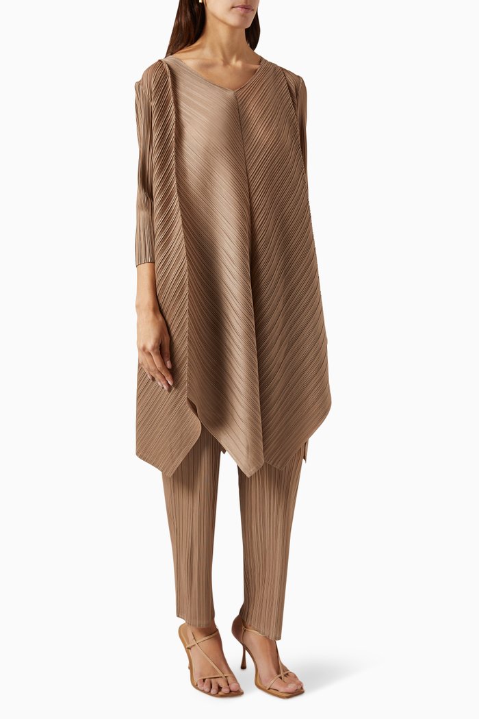 

Zola Chevron Tunic Set, Neutral