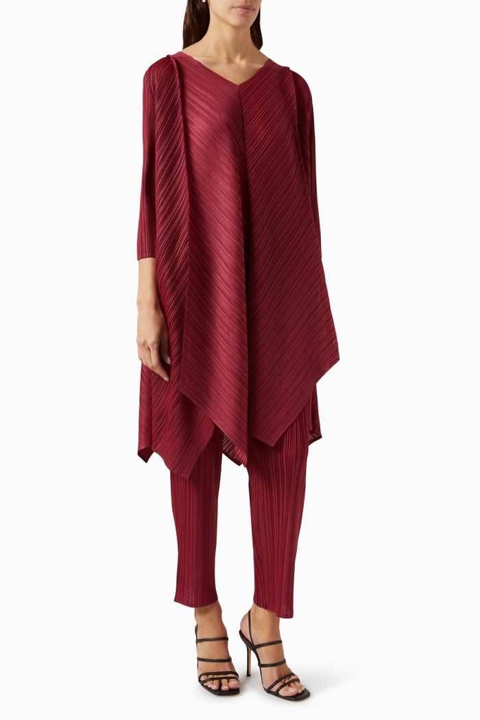 

Zola Chevron Tunic Set, Red