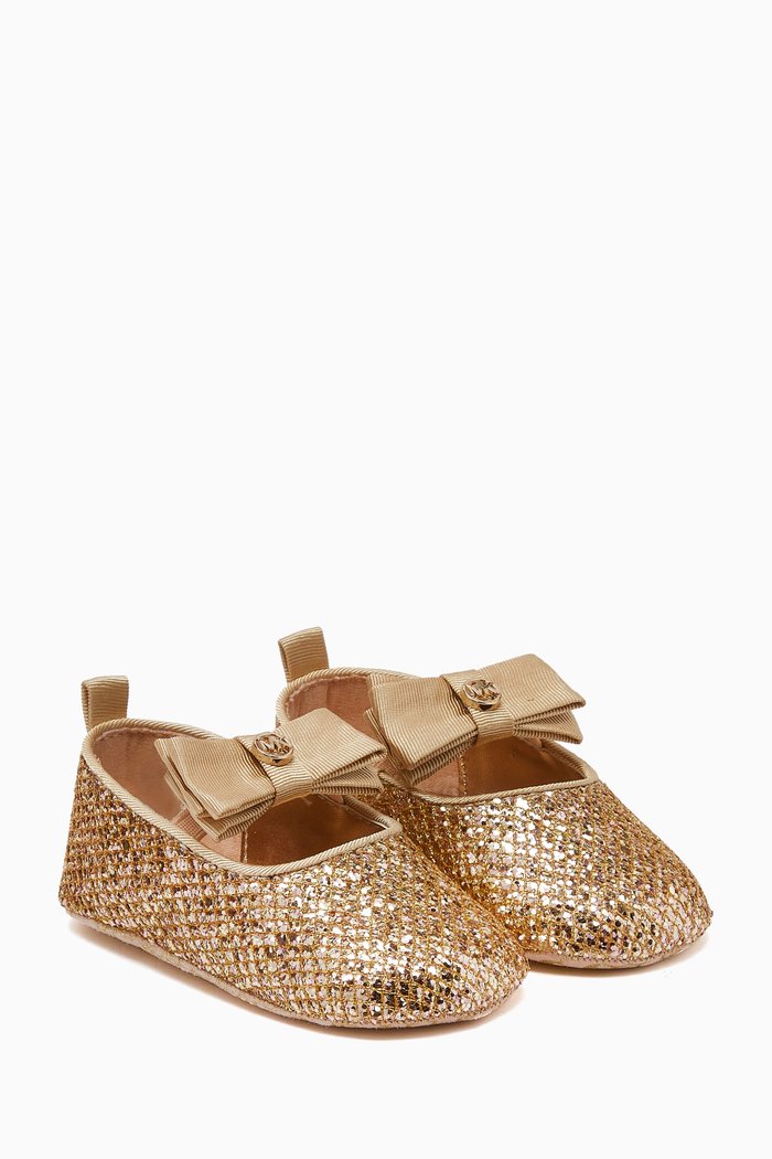 

Baby Day Ballerina Flats in Synthetic, Gold