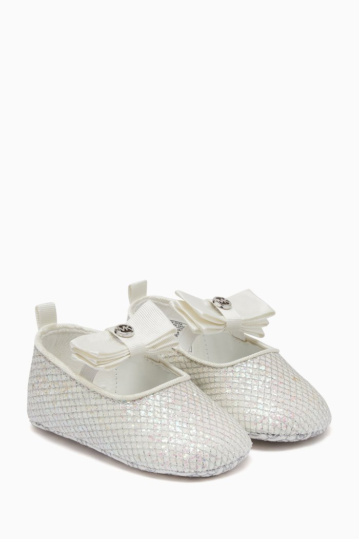 

Baby Day Ballerina Flats in Synthetic, White