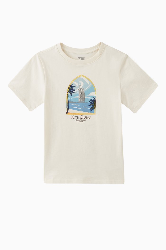 

Logo Print T-Shirt in Cotton, Neutral