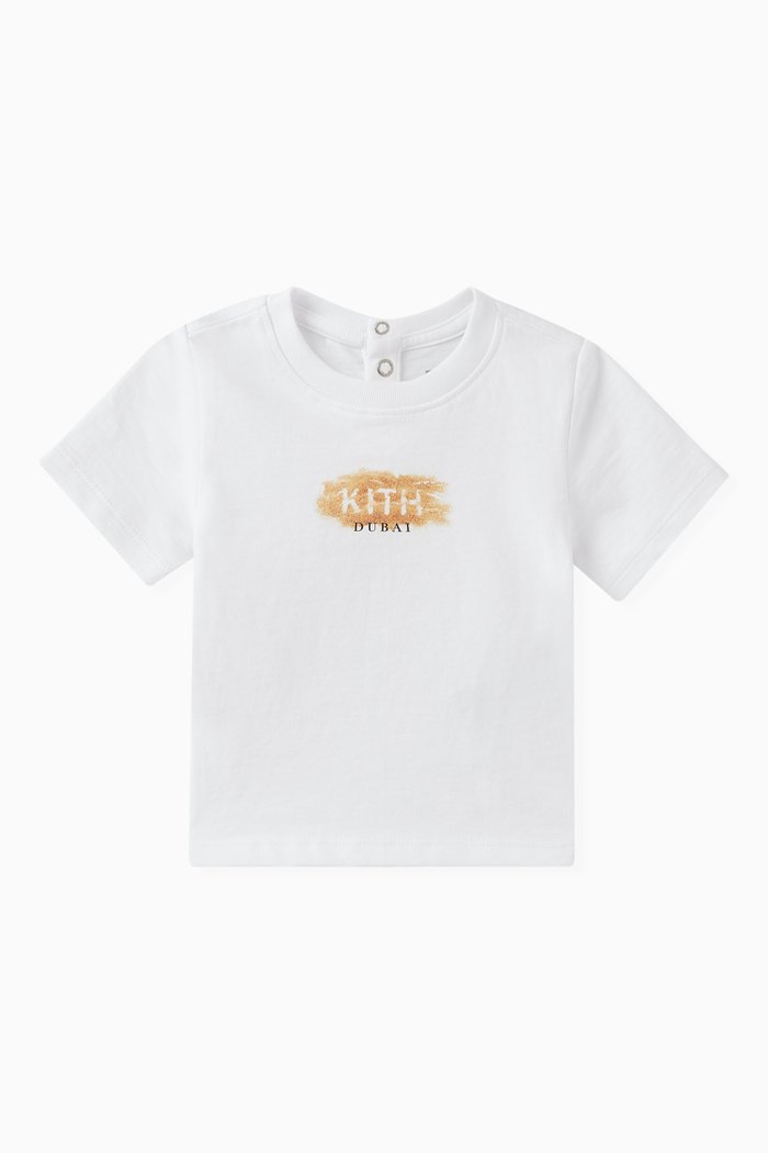 

Logo Print T-Shirt in Cotton, White