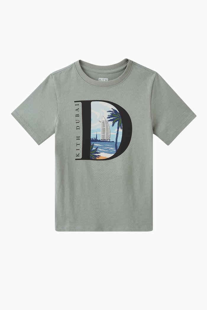 

Dubai Oasis T-shirt in Cotton, Grey