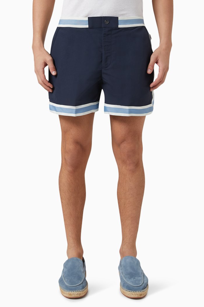 

Baller Swim Shorts in Recycled Nylon, Blue