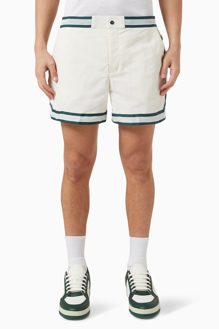 

Baller Swim Shorts in Recycled Nylon, Neutral