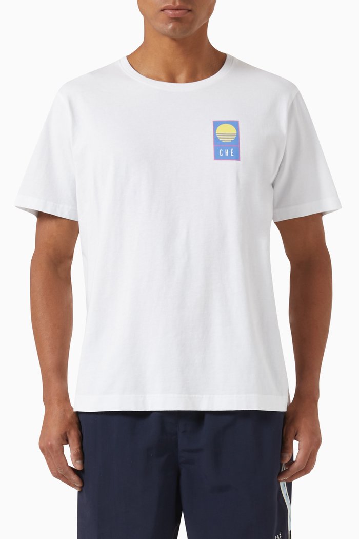 

Printed T-shirt in Organic-cotton, White