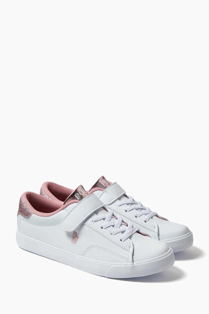 

Theron V PS Sneakers in Faux Leather, Pink