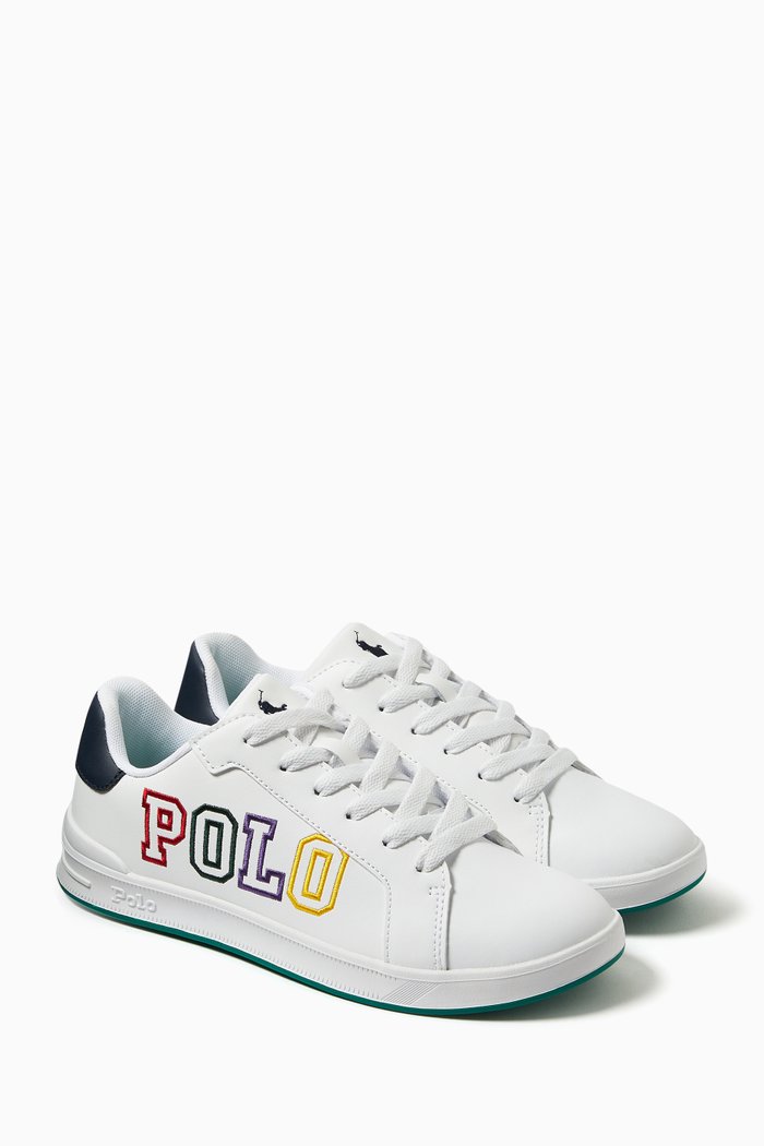 

Heritage Court II Sneakers in Faux Leather, Multicolour
