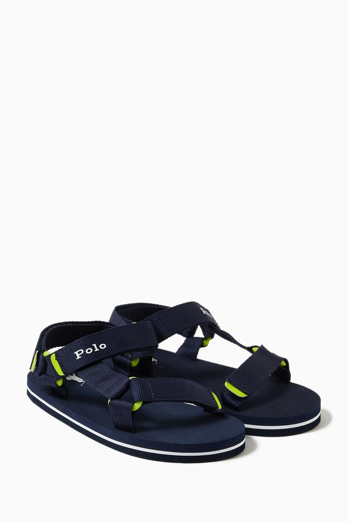 

New Haven Sandals in Soft PU, Blue