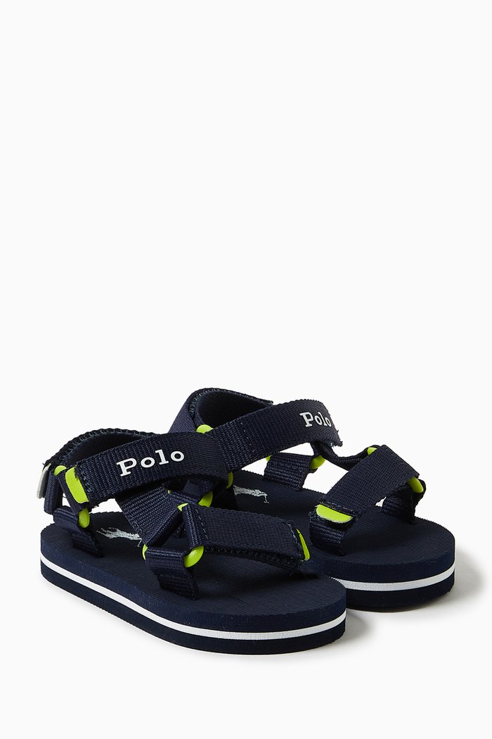 

New Haven Sandals in Soft PU, Blue
