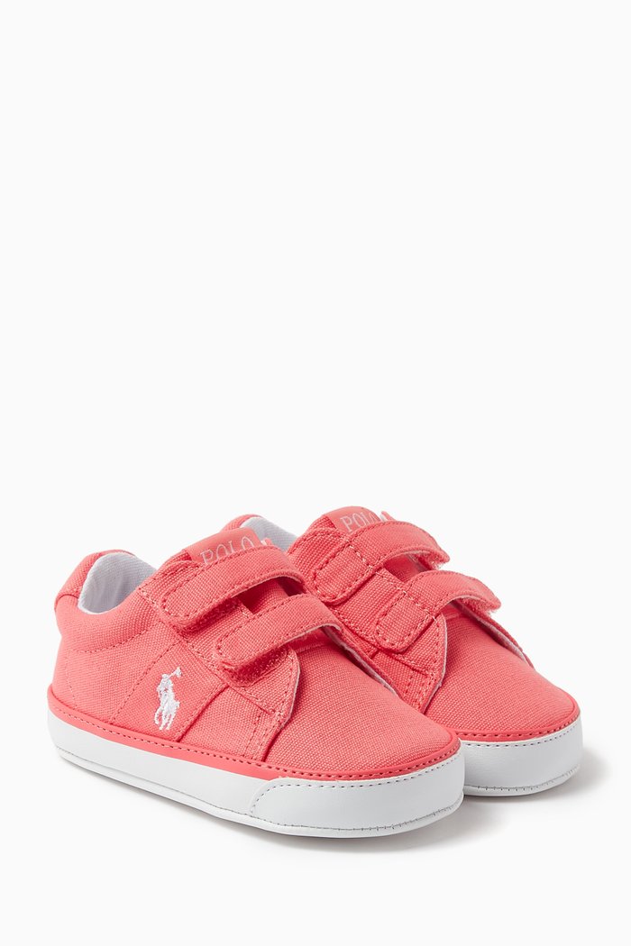 

Sayer Logo EZ Sneakers in Faux Leather, Pink
