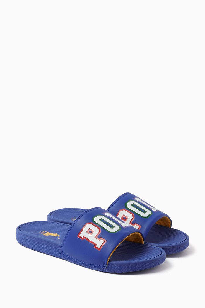 

Soren Logo Slides in PU, Blue