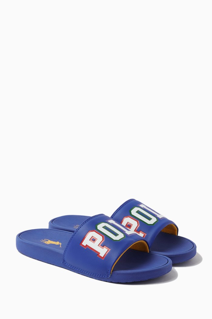 

Soren Logo Slides in PU, Blue