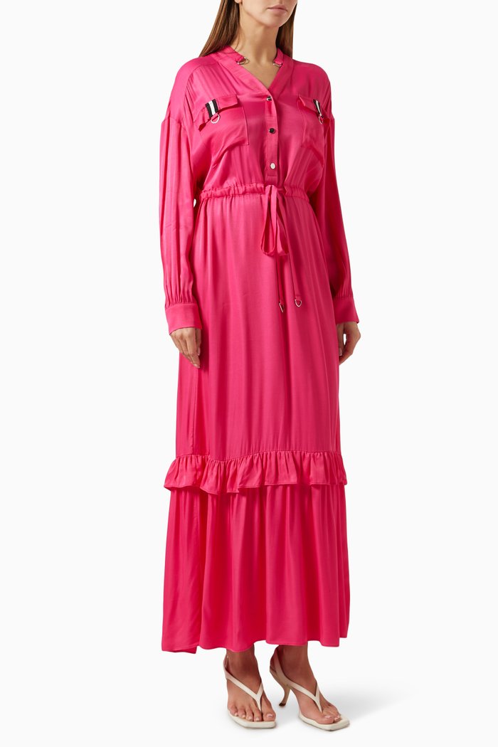 

Waist-tie Maxi Dress, Pink