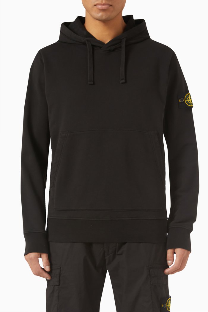 

Logo Hoodie in Fleece, Black