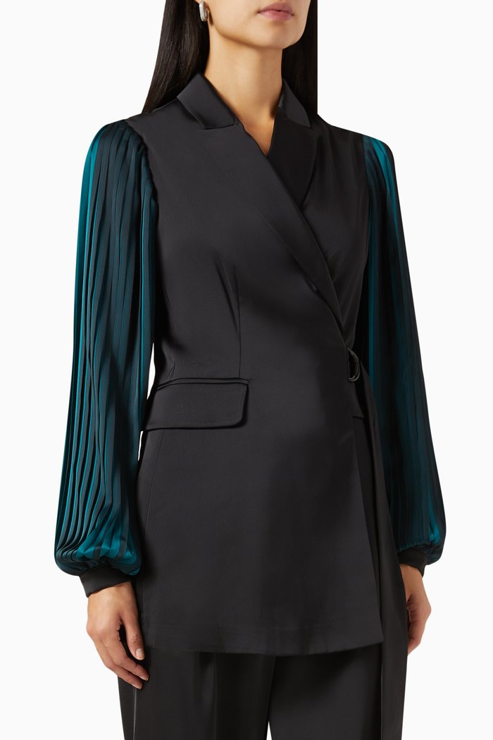

Blazer Blouse, Green