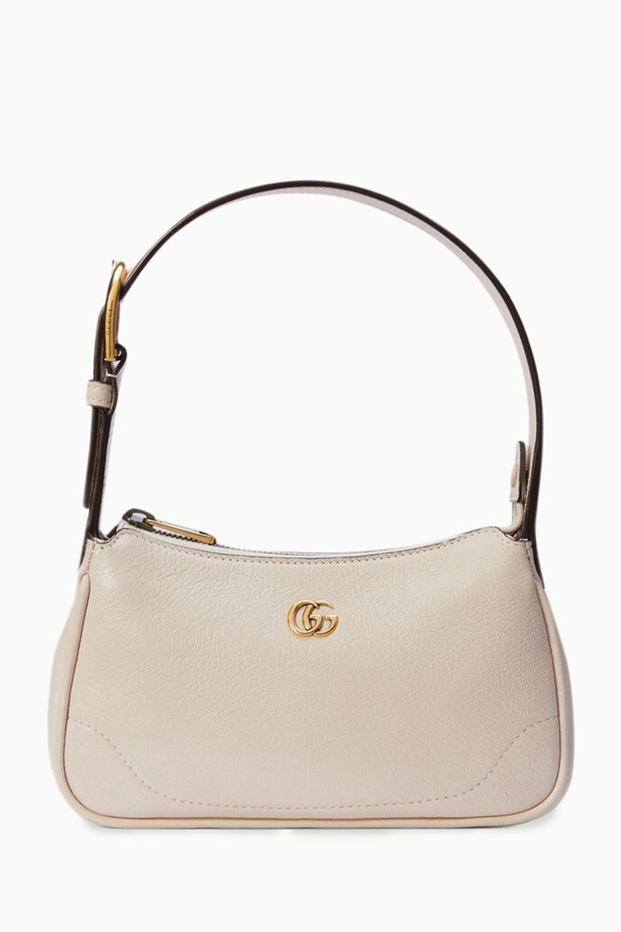 

Aphrodite Shoulder Bag in Leather, White