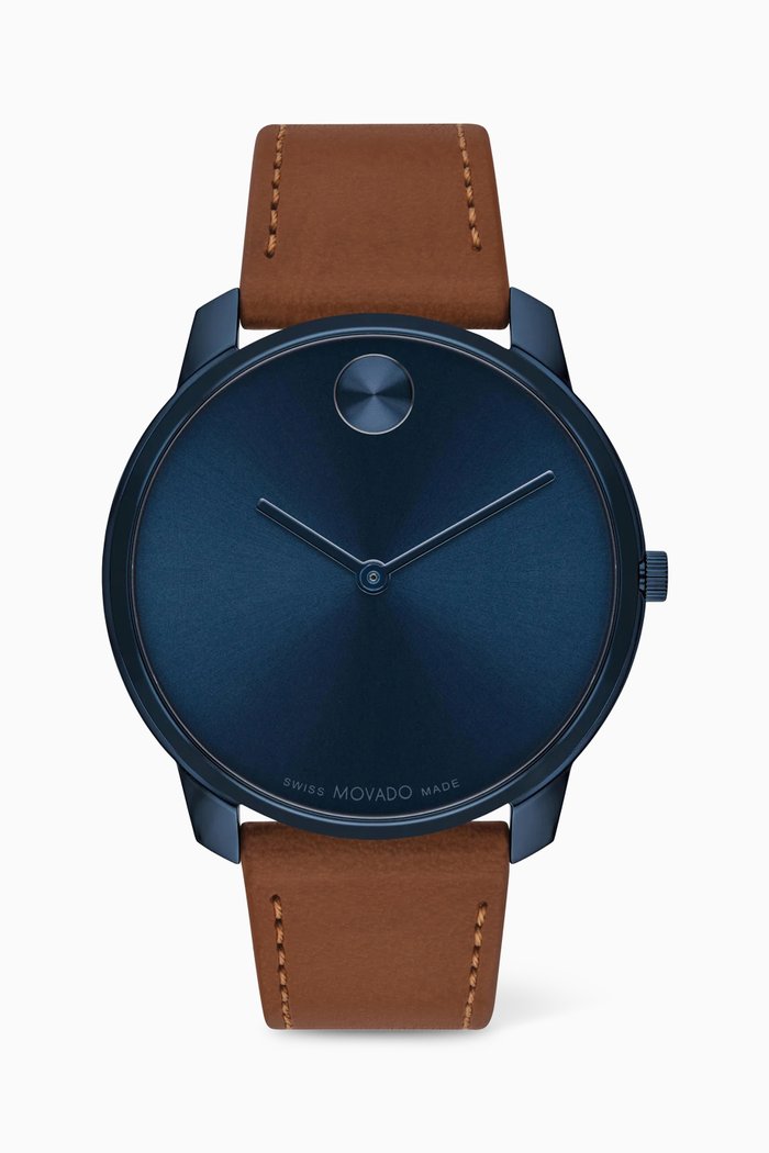 

BOLD Thin Quartz Watch, 42mm, Brown