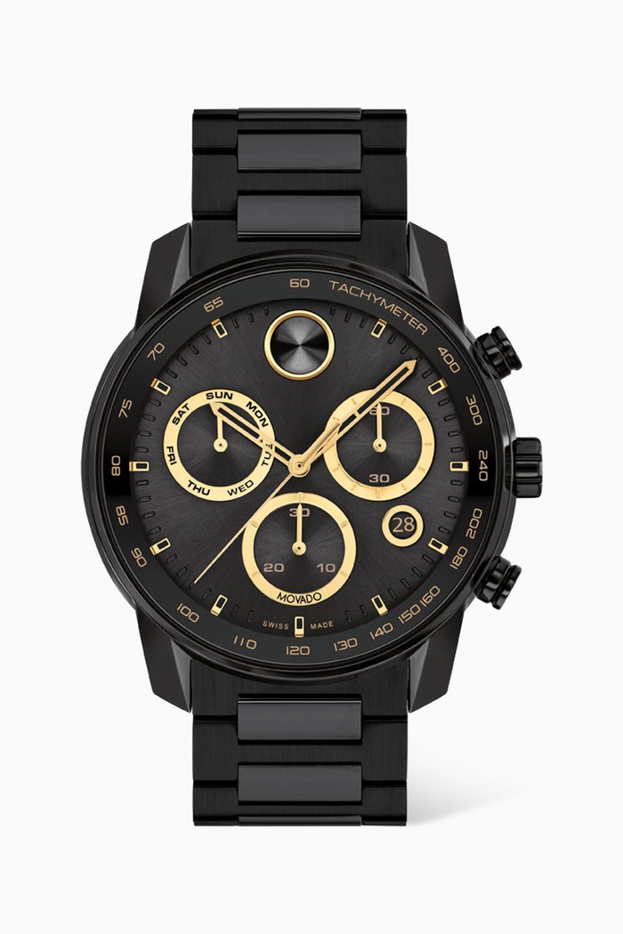 

BOLD Verso Chrono Stainless Steel Watch, 44mm, Black