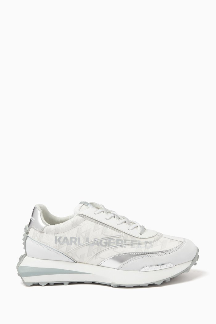 

Zone Flo Sneakers in Mix Fabric, Grey
