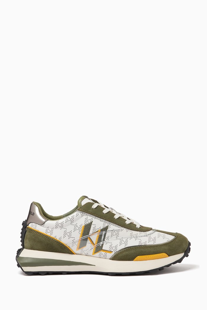 

Zone KL Sneakers in Mix Fabric & Leather, White