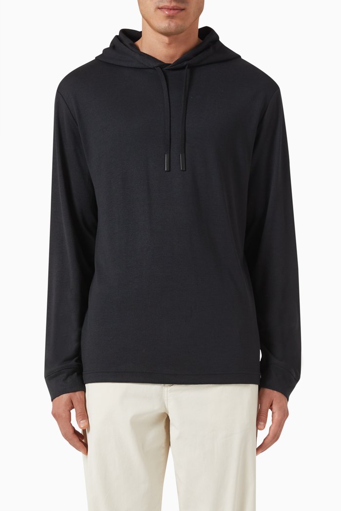 

Traer Hoodie in Modal-jersey, Black
