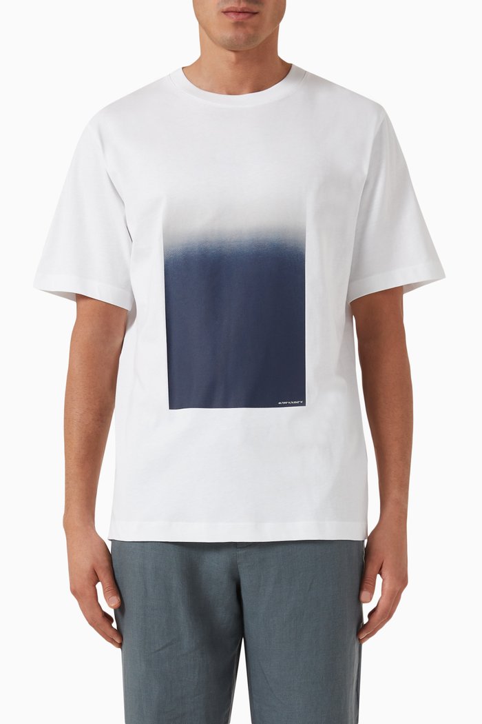 

Small Window T-shirt in Cotton-jersey, White