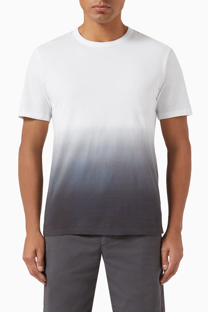 

Printed T-shirt in Cotton Jersey, White