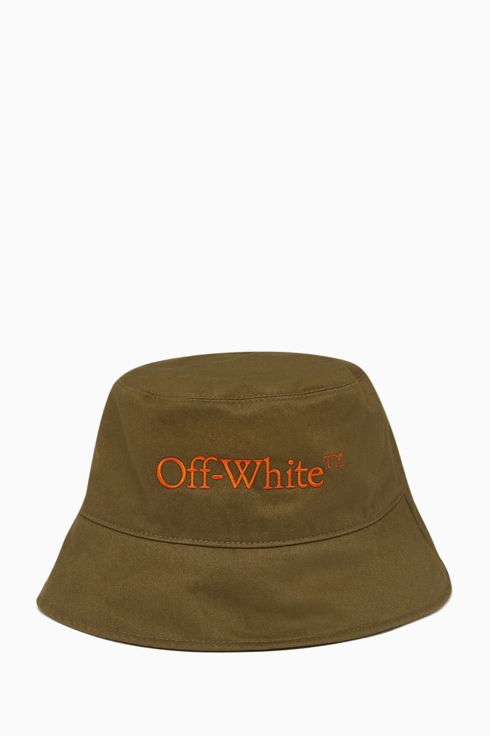 

Bookish Bucket Hat in Cotton Gabardine, Green