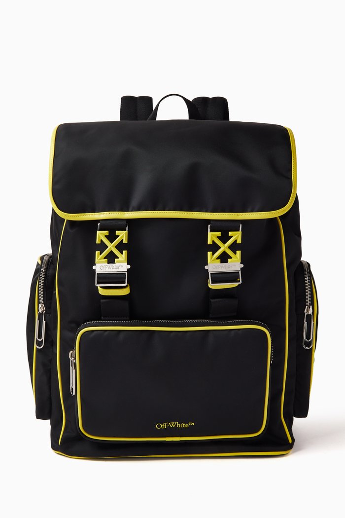 

Arrow Tuc Backpack in Nylon, Black