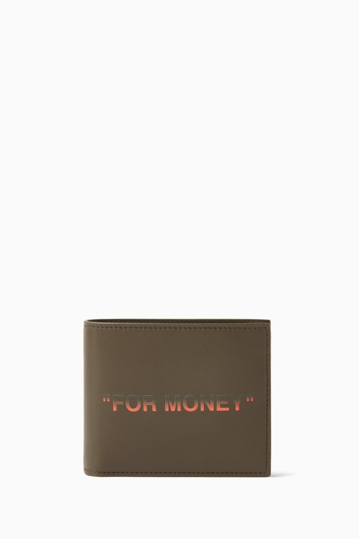 

Quote Bi-fold Wallet in Calf Leather, Neutral