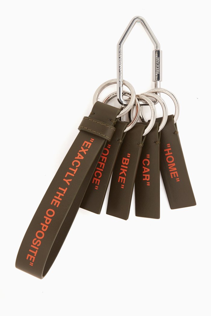 

Quote Multi Keyring in Calf Leather, Neutral